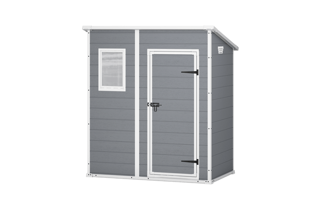 Manor Pent Shed 6x4ft - Grey